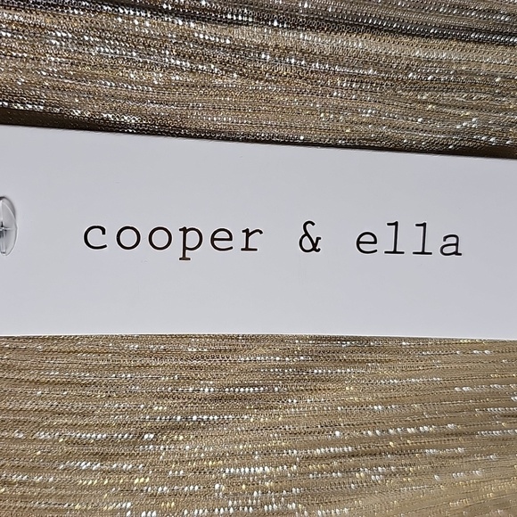 Elegant Gold Women's Top By Cooper & Ella Size Large And NWT - Picture 6 of 10